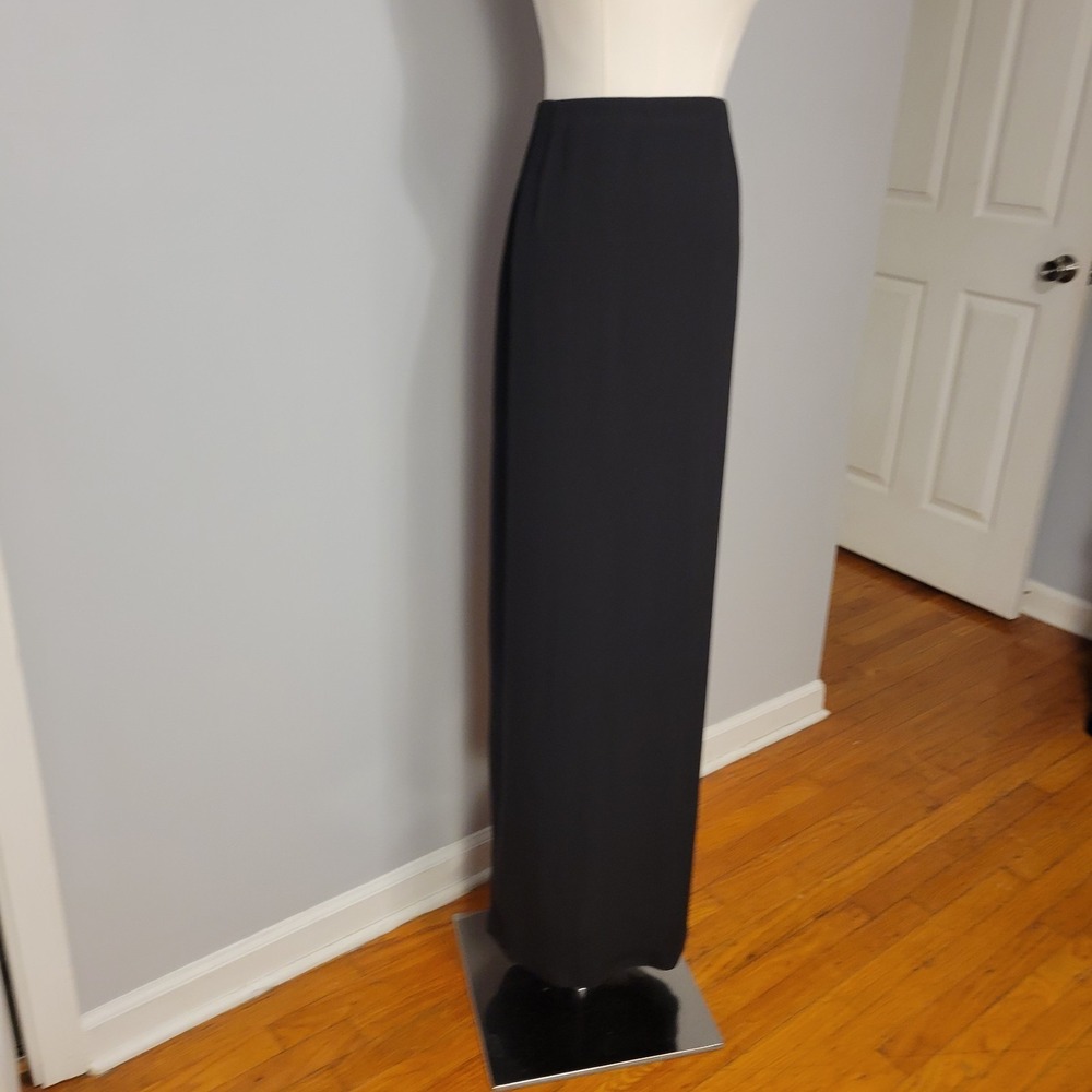 Ralph Lauren Purple Label Shaniya Satin Back Crepe Maxi Skirt Size 8 $3990